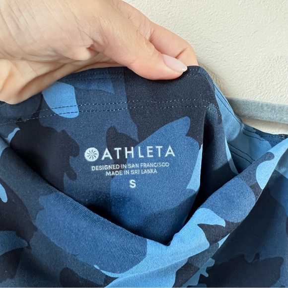 Athleta Blue All In Camo 7/8 Tight Pant - S - Picture 6 of 11